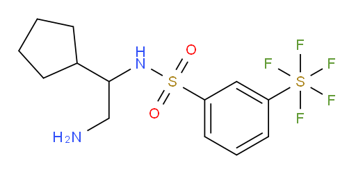 [3-[[(2-Amino-1-cyclopentylethyl)amino]sulfonyl]phenyl]sulfur pentafluoride
