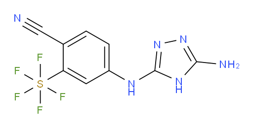 [5-[(3-Amino-1H-1,2,4-triazol-5-yl)amino]-2-cyanophenyl]sulfur pentafluoride