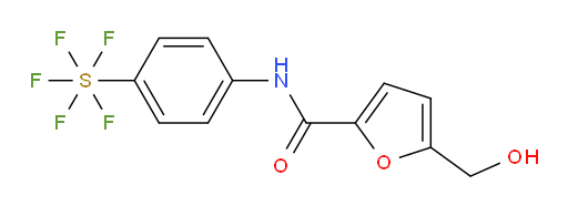 [4-[[[5-(hydroxymethyl)-2-furanyl]carbonyl]amino]phenyl]sulfur pentafluoride