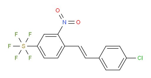 [4-[(1E)-2-(4-Chlorophenyl)ethenyl]-3-nitrophenyl]sulfur pentafluoride
