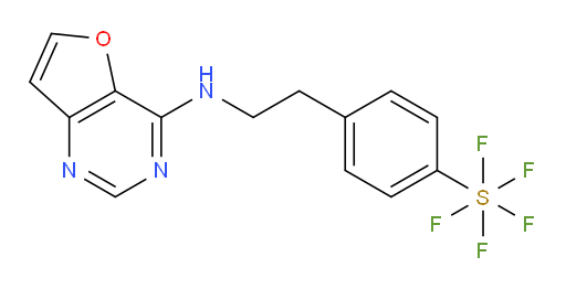 [4-[2-(furo[3,2-d]pyrimidin-4-ylamino)ethyl]phenyl]sulfur pentafluoride