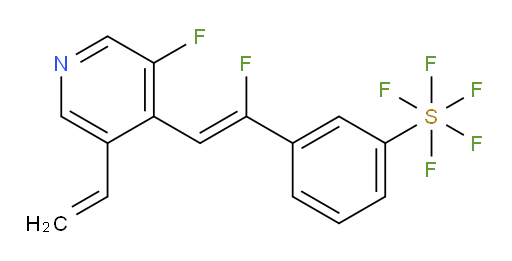 (Z)-3-(1-fluoro-2-(3-fluoro-5-vinylpyridin-4-yl)vinyl)(pentafluoromercapto)benzene