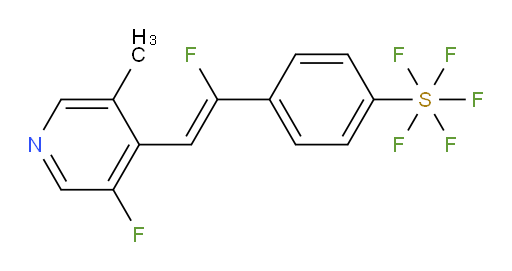 (Z)-4-(1-fluoro-2-(3-fluoro-5-methylpyridin-4-yl)vinyl)(pentafluoromercapto)benzene