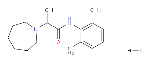 2-(azepan-1-yl)-N-(2,6-dimethylphenyl)propanamide hydrochloride