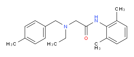 N-(2,6-dimethylphenyl)-2-(ethyl(4-methylbenzyl)amino)acetamide