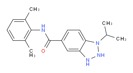 N-(2,6-dimethylphenyl)-1-isopropyl-2,3-dihydro-1H-benzo[d][1,2,3]triazole-5-carboxamide