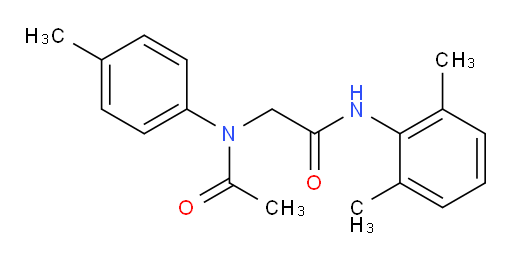 N-(2,6-dimethylphenyl)-2-(N-(p-tolyl)acetamido)acetamide