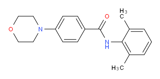 N-(2,6-dimethylphenyl)-4-morpholinobenzamide