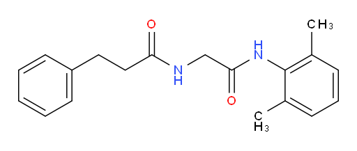 N-(2-((2,6-dimethylphenyl)amino)-2-oxoethyl)-3-phenylpropanamide