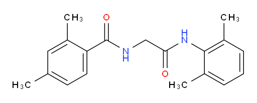 N-(2-((2,6-dimethylphenyl)amino)-2-oxoethyl)-2,4-dimethylbenzamide
