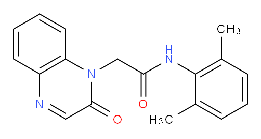 N-(2,6-dimethylphenyl)-2-(2-oxoquinoxalin-1(2H)-yl)acetamide