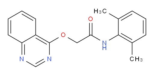 N-(2,6-dimethylphenyl)-2-(quinazolin-4-yloxy)acetamide