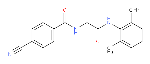 4-cyano-N-(2-((2,6-dimethylphenyl)amino)-2-oxoethyl)benzamide