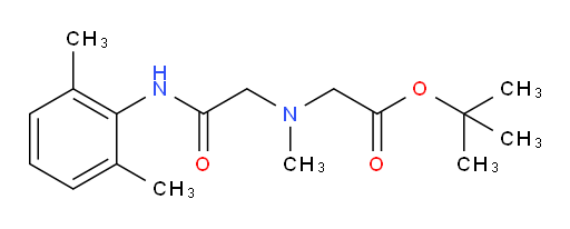 tert-butyl 2-((2-((2,6-dimethylphenyl)amino)-2-oxoethyl)(methyl)amino)acetate