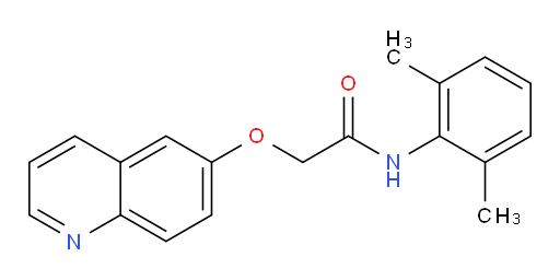 N-(2,6-dimethylphenyl)-2-(quinolin-6-yloxy)acetamide