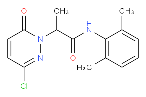 2-(3-chloro-6-oxopyridazin-1(6H)-yl)-N-(2,6-dimethylphenyl)propanamide