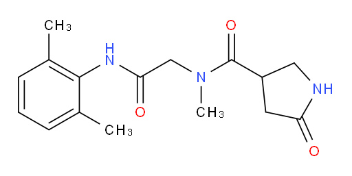 N-(2-((2,6-dimethylphenyl)amino)-2-oxoethyl)-N-methyl-5-oxopyrrolidine-3-carboxamide