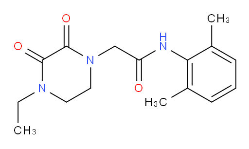 N-(2,6-dimethylphenyl)-2-(4-ethyl-2,3-dioxopiperazin-1-yl)acetamide