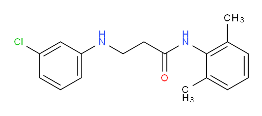 3-((3-chlorophenyl)amino)-N-(2,6-dimethylphenyl)propanamide
