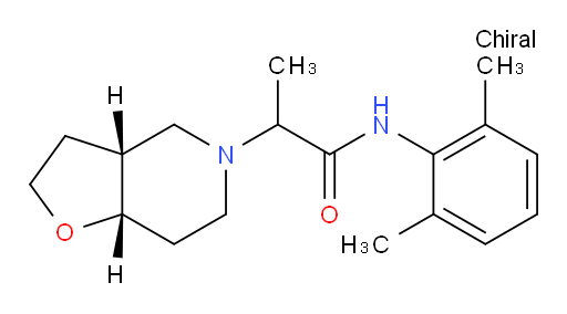 N-(2,6-dimethylphenyl)-2-((3aR,7aS)-hexahydrofuro[3,2-c]pyridin-5(6H)-yl)propanamide