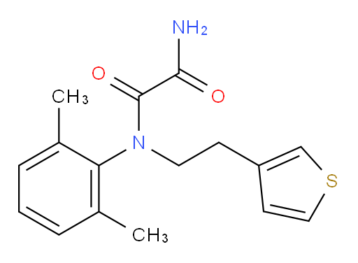 N1-(2,6-dimethylphenyl)-N1-(2-(thiophen-3-yl)ethyl)oxalamide