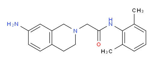 2-(7-amino-3,4-dihydroisoquinolin-2(1H)-yl)-N-(2,6-dimethylphenyl)acetamide