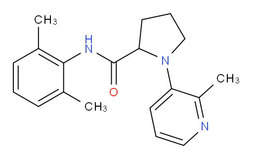 N-(2,6-dimethylphenyl)-1-(2-methylpyridin-3-yl)pyrrolidine-2-carboxamide