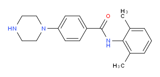 N-(2,6-dimethylphenyl)-4-(piperazin-1-yl)benzamide