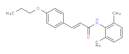 (E)-N-(2,6-dimethylphenyl)-3-(4-propoxyphenyl)acrylamide
