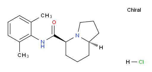 (5S,8aR)-N-(2,6-dimethylphenyl)octahydroindolizine-5-carboxamide hydrochloride