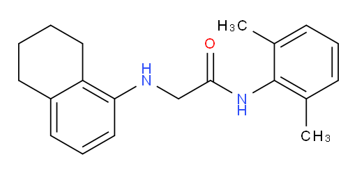 N-(2,6-dimethylphenyl)-2-((5,6,7,8-tetrahydronaphthalen-1-yl)amino)acetamide