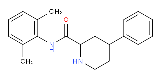 N-(2,6-dimethylphenyl)-4-phenylpiperidine-2-carboxamide