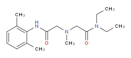 2-((2-((2,6-dimethylphenyl)amino)-2-oxoethyl)(methyl)amino)-N,N-diethylacetamide