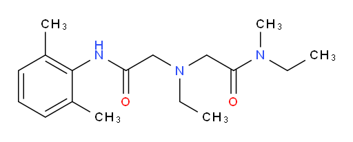 2-((2-((2,6-dimethylphenyl)amino)-2-oxoethyl)(ethyl)amino)-N-ethyl-N-methylacetamide