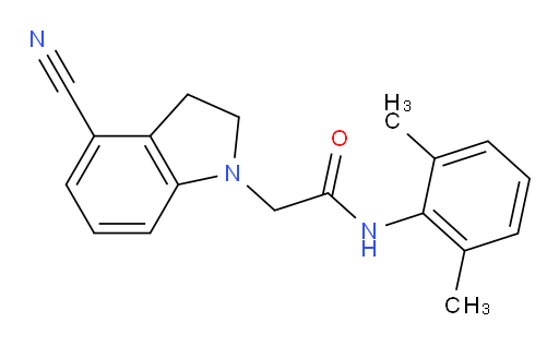 2-(4-cyanoindolin-1-yl)-N-(2,6-dimethylphenyl)acetamide
