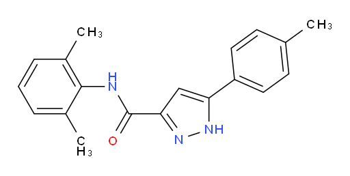 N-(2,6-dimethylphenyl)-5-(p-tolyl)-1H-pyrazole-3-carboxamide