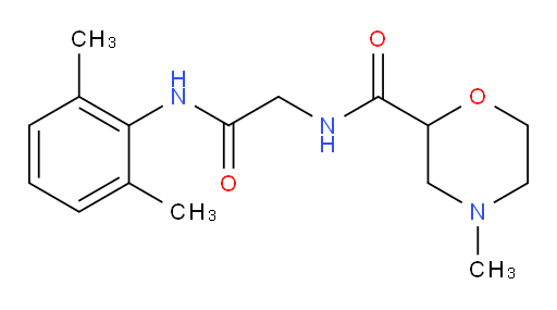 N-(2-((2,6-dimethylphenyl)amino)-2-oxoethyl)-4-methylmorpholine-2-carboxamide