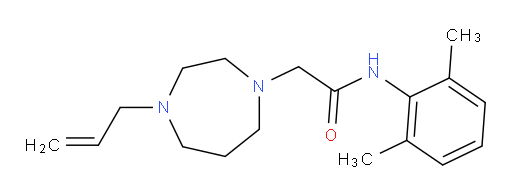 2-(4-allyl-1,4-diazepan-1-yl)-N-(2,6-dimethylphenyl)acetamide