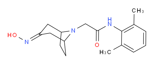 N-(2,6-dimethylphenyl)-2-(3-(hydroxyimino)-8-azabicyclo[3.2.1]octan-8-yl)acetamide