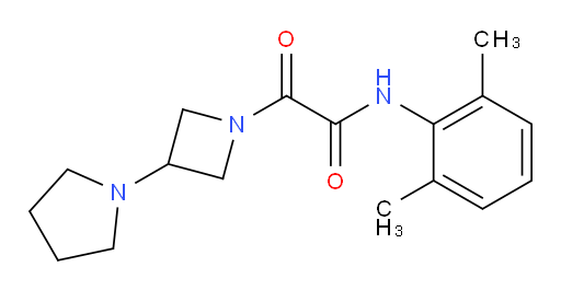 N-(2,6-dimethylphenyl)-2-oxo-2-(3-(pyrrolidin-1-yl)azetidin-1-yl)acetamide