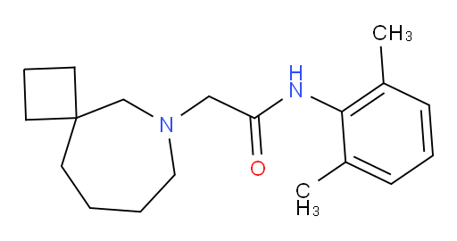 N-(2,6-dimethylphenyl)-2-(6-azaspiro[3.6]decan-6-yl)acetamide
