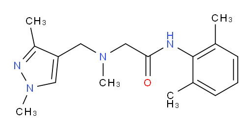 2-(((1,3-dimethyl-1H-pyrazol-4-yl)methyl)(methyl)amino)-N-(2,6-dimethylphenyl)acetamide