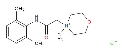 4-(2-((2,6-dimethylphenyl)amino)-2-oxoethyl)-4-methylmorpholin-4-ium chloride