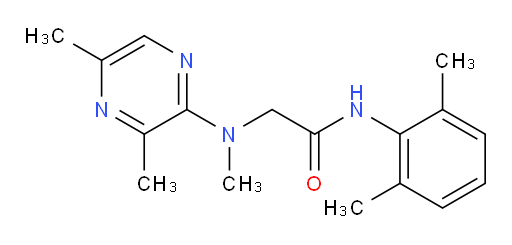 N-(2,6-dimethylphenyl)-2-((3,5-dimethylpyrazin-2-yl)(methyl)amino)acetamide