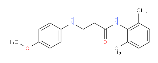 N-(2,6-dimethylphenyl)-3-((4-methoxyphenyl)amino)propanamide