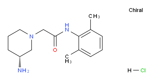 (R)-2-(3-aminopiperidin-1-yl)-N-(2,6-dimethylphenyl)acetamide hydrochloride