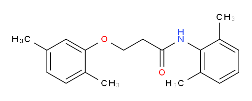3-(2,5-dimethylphenoxy)-N-(2,6-dimethylphenyl)propanamide