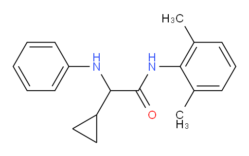 2-cyclopropyl-N-(2,6-dimethylphenyl)-2-(phenylamino)acetamide