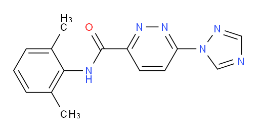 N-(2,6-dimethylphenyl)-6-(1H-1,2,4-triazol-1-yl)pyridazine-3-carboxamide