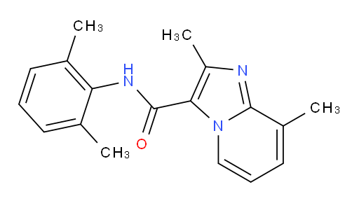 N-(2,6-dimethylphenyl)-2,8-dimethylimidazo[1,2-a]pyridine-3-carboxamide